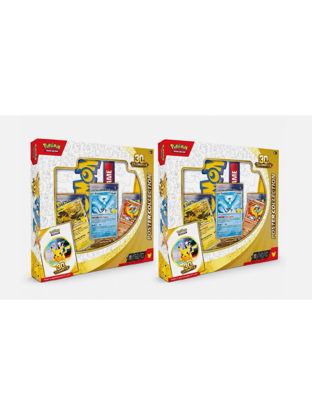 Pokémon 30th Anniversary Poster Collection Ships 9/16 2x Sealed PRESALE CONFIRM